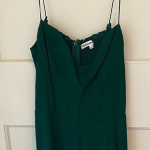 Reformation Juliette Dress in Emerald - Size 8